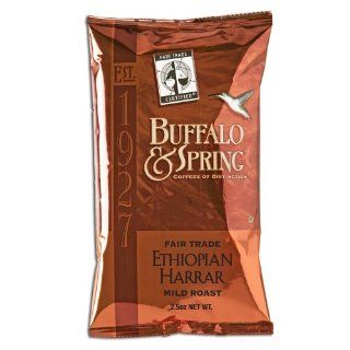 Buffalo & Spring Ethiopian Harrar 2.5oz Ground  Grocery & Gourmet Food