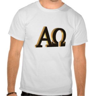 The alpha and the omega 3D symbol Tee Shirt