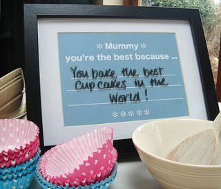 mother's day changeable message print by little bird designs
