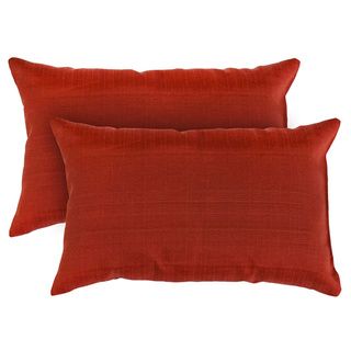 19x12 inch Rectangular Outdoor Salsa Accent Pillows (Set of 2) Outdoor Cushions & Pillows