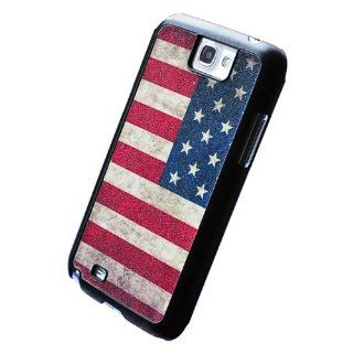 Casea Packing Retro American US Flag Hard Case Cover For Samsung Galaxy Note 2 N7100 Cell Phones & Accessories