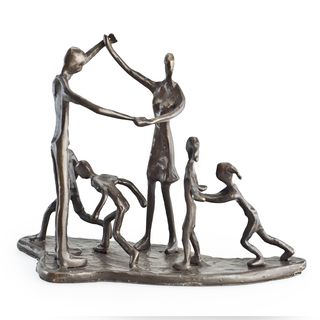 Children & Parents at Play Bronze Sculpture Danya B Statues & Sculptures