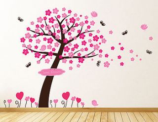 princess blossom tree wall stickers by parkins interiors