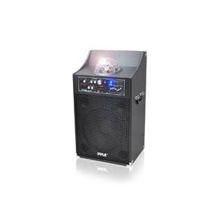 Pyle PSUFM1230A 1000 Watt Powered 2 Way Speaker System with USB/SD Readers, FM Radio, AUX and Mic Inputs and Flashing DJ Lights Musical Instruments