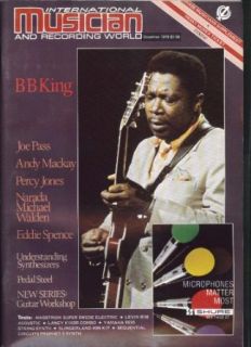 INTERNATIONAL MUSICIAN & RECORDING WORLD B B King Joe Pass Andy Mackay + 12 1978 Entertainment Collectibles