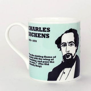charles dickens mug by bookish england