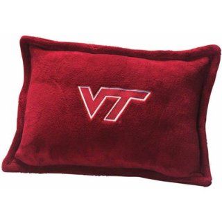 Virginia Tech Collegiate Fleece Decorative Pillow   Throw Pillows