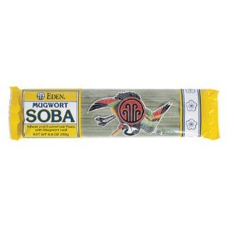 Eden Pasta, Soba Mugwort, 8.8 Ounce Packages (Pack of 12)  Soba Noodles  Grocery & Gourmet Food