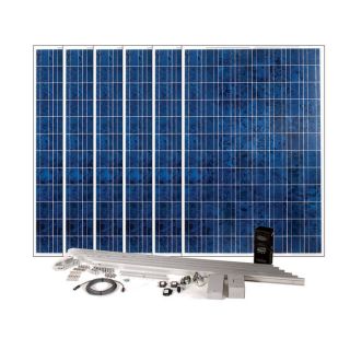 BPS Solar Panel Kit — 1,200 Watt Kit, 6 Solar Panels, Model# 6PV1200  Crystalline Solar Panels