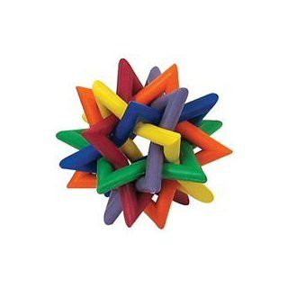 Multi Pet Nobbly Wobbly Star Medium 3in Rubber Dog or Bird Toy  Kitchen & Dining