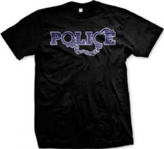 Police Handcuff Law Enforcement Agent Men's T shirt Tee Clothing