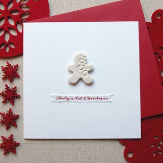 baby's 1st christmas card by abby monroe