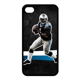 NFL Carolina Panthers Cam Newton #1 TPU Cases Accessories for Apple iphone 4/4s Cell Phones & Accessories