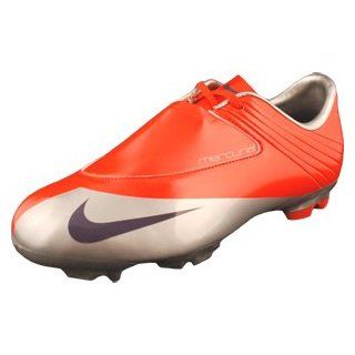Nike Jr Steam V Fg Soccer Shoe   Max Orange/Abyss/Metallic Silver Shoes