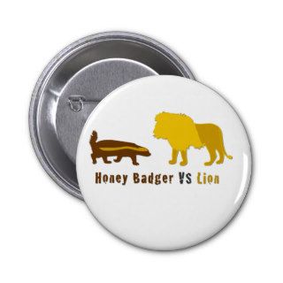 honey badger vs lion pin