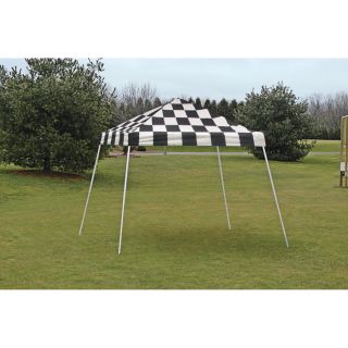 ShelterLogic Pop-Up Canopy — 10Ft. x 10Ft., Checkered Flag Design, Model# 22776  Pop Up Canopies