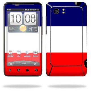 Protective Vinyl Skin Decal Cover for HTC Vivid 4G PH39100 B AT&T Cell Phone Sticker Skins France Flag Cell Phones & Accessories