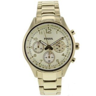 Fossil Women's CH2791 Stainless Steel Analog Gold Dial Watch Fossil Watches