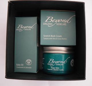 mother and baby organic gift set by beyond organic skincare