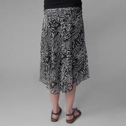 Ninety Brand Women's Flowing Chiffon Skirt Ninety Mid length Skirts