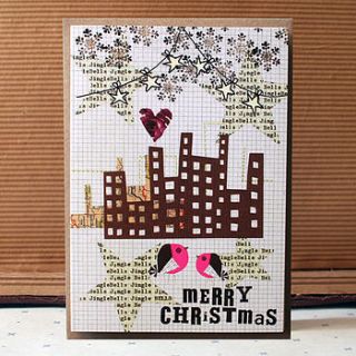 in the city christmas card by pratt factory