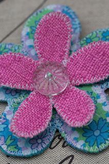 flower brooch ~ bright by alice and ginny