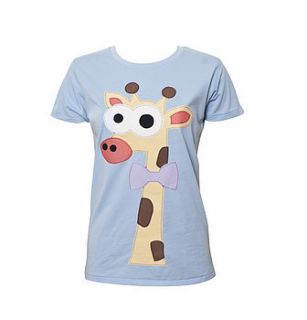 giraffe applique t shirt by not for ponies