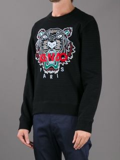 Kenzo Embroidered Tiger Logo Sweatshirt