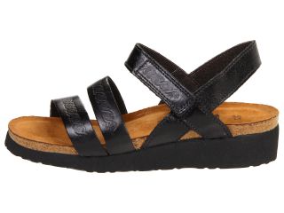 Naot Footwear Kayla Black Embossed Leather