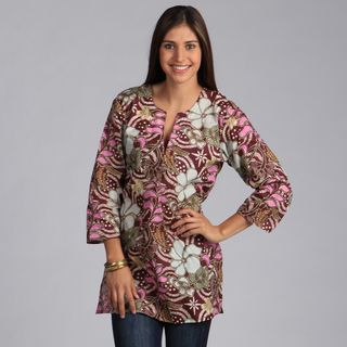 Rosy Pinks Tunic (India) Women's Clothing