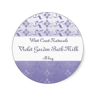 Handmade Soap Cosmetics Products Label Round Stickers