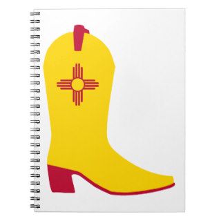 New Mexican Cowboy Boot Spiral Notebook
