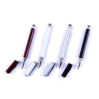 WCI Quality Alloy Ballpoint Writing Pen With Touch Screen Stylus Tip   For Apple iPad, iPhone, iTouch, Kindle, Samsung Galaxy Tab, Motorola Xoom And All Touchscreen Phones And Tablets   Red Computers & Accessories