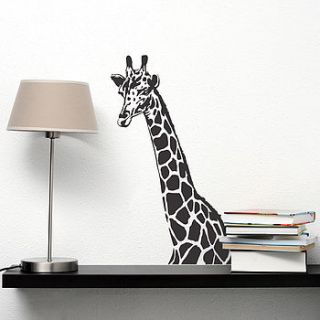 giraffe wall sticker by oakdene designs