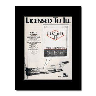 BEASTIE BOYS   Licensed To Ill Matted Mini Poster   28.5x21cm   Prints