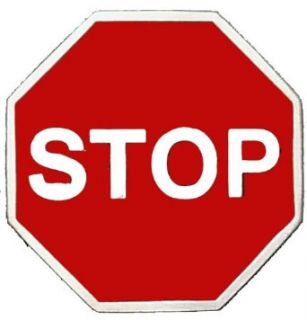 STOP SIGN BELT BUCKLE Cool Funny Clothing