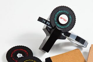 retro embossing e101 series label maker by oh my