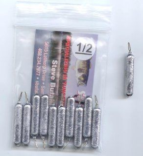 1/2 Finesse Lead Drop Shot Weights Hand Poured (10 per pack)  Fishing Weights  Sports & Outdoors