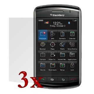 GTMax Durable Clear LCD Screen Protector   3 Packs for Verizon RIM Blackberry 9550 Strom 2 Cell Phone Cell Phones & Accessories