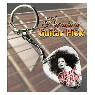 Diana Ross Premium Guitar Pick Keyring Shoes