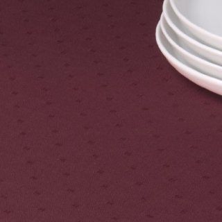 Now Designs Basic 70 Inch Round Tablecloth, Bordeaux  