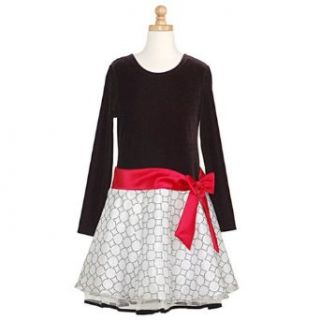 Bonnie Jean Plus Size Girls White Glitter Dots Christmas Dress 12.5 Special Occasion Dresses Clothing