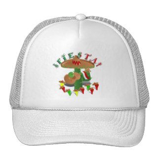 Fiesta Cactus w/Sombrero & Guitar Hats