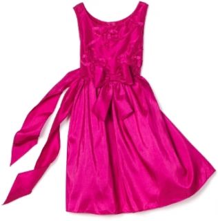 Sweet Heart Rose Girls 2 6X Soutache Bodice Taffeta Dress, Fuchsia, 2 Clothing