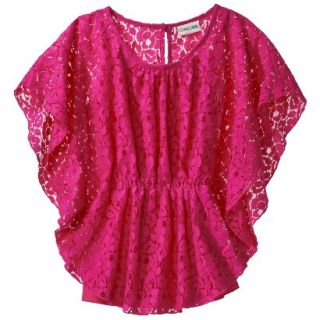 Cherokee Girls 3/4 Sleeve Shirt   So Pink XS