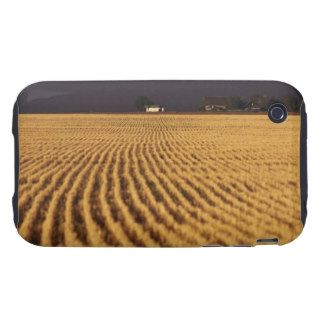 Landscape of farm field after storm, Kansas iPhone 3 Tough Case