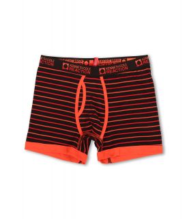 Kenneth Cole Reaction Fashion Stripe Cotton Stretch Boxer Brief Mens Underwear (Orange)