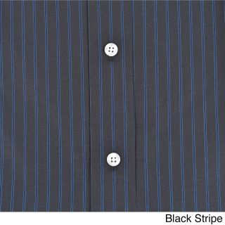 Luigi Baldo Luigi Baldo Mens Long Sleeve Collared Sport Shirt (gift Boxed) Black Size S