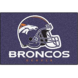 Denver Broncos 20x30 inch Starter Mat