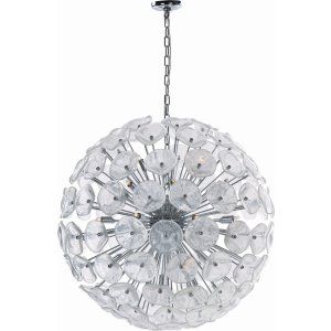 ET2 Lighting ET2 E22096 28 Polished Chrome Cassini 28 Light Pendant